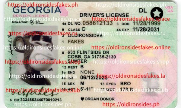 Georgia Driver License(New GA O21)