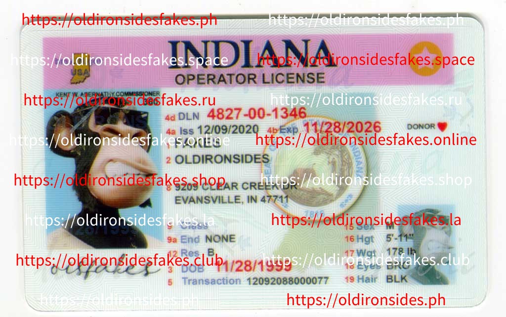 Indiana Driver License(Old IN)