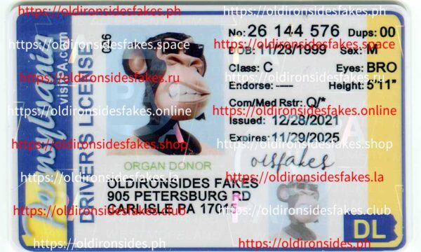 Pennsylvania Driver License(Old PA)