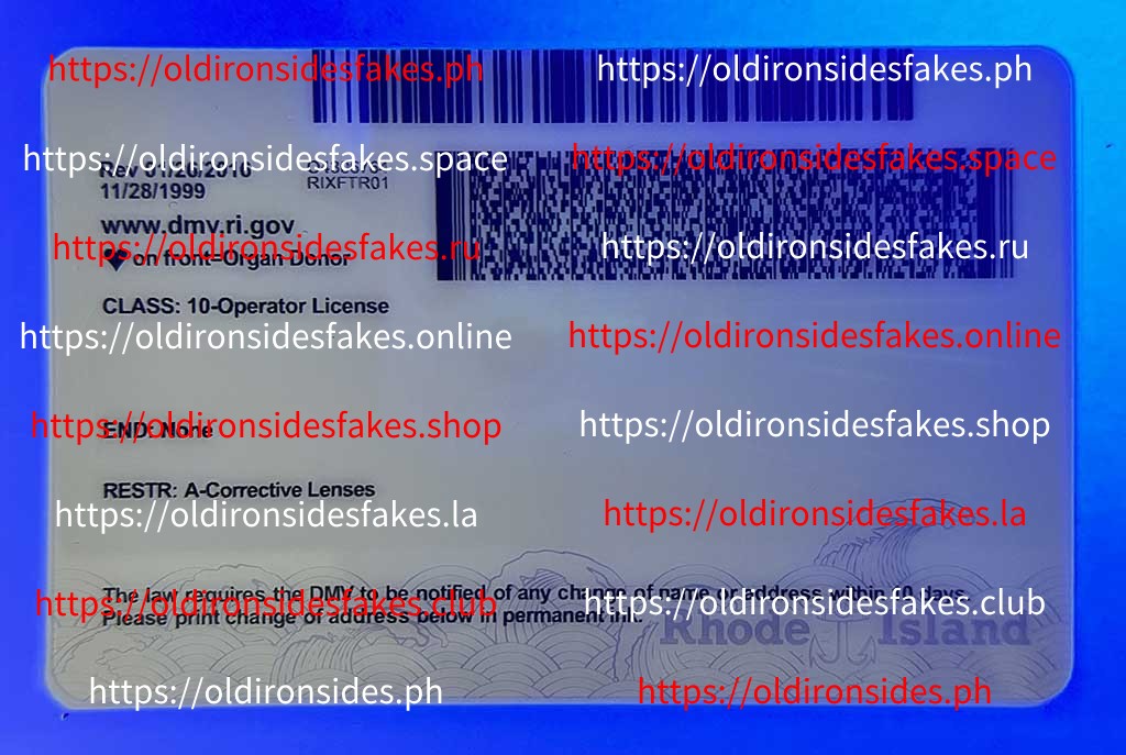 Rhode Island Driver License(New RI) - Image 4