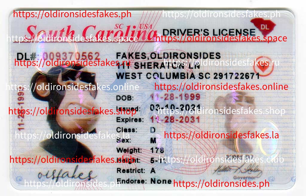 South Carolina Driver License(Old SC)