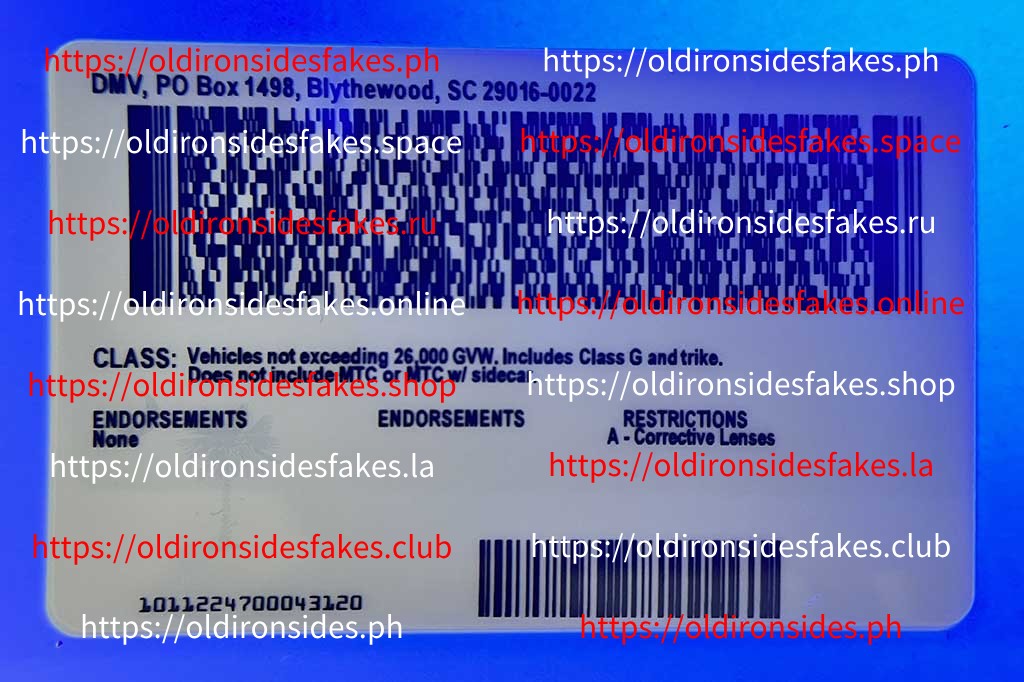 South Carolina Driver License(Old SC) - Image 4