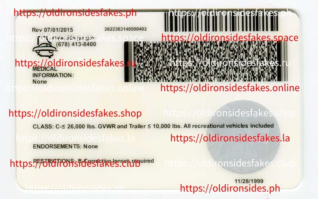 Georgia Driver License(Old GA O21) - Image 2