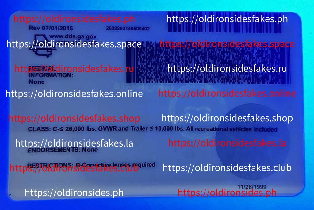 Georgia Driver License(Old GA O21) - Image 4