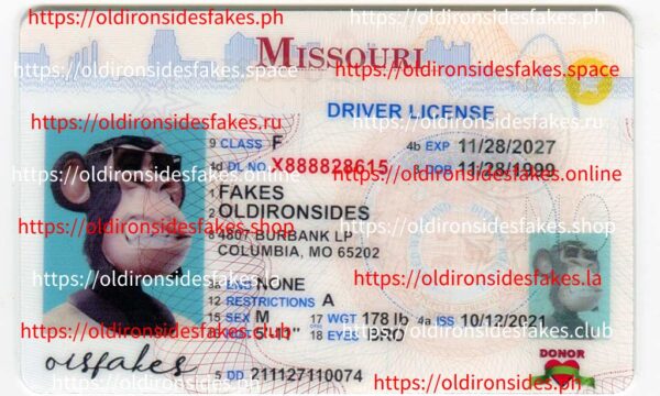 Missouri Driver License(Old MO O21)