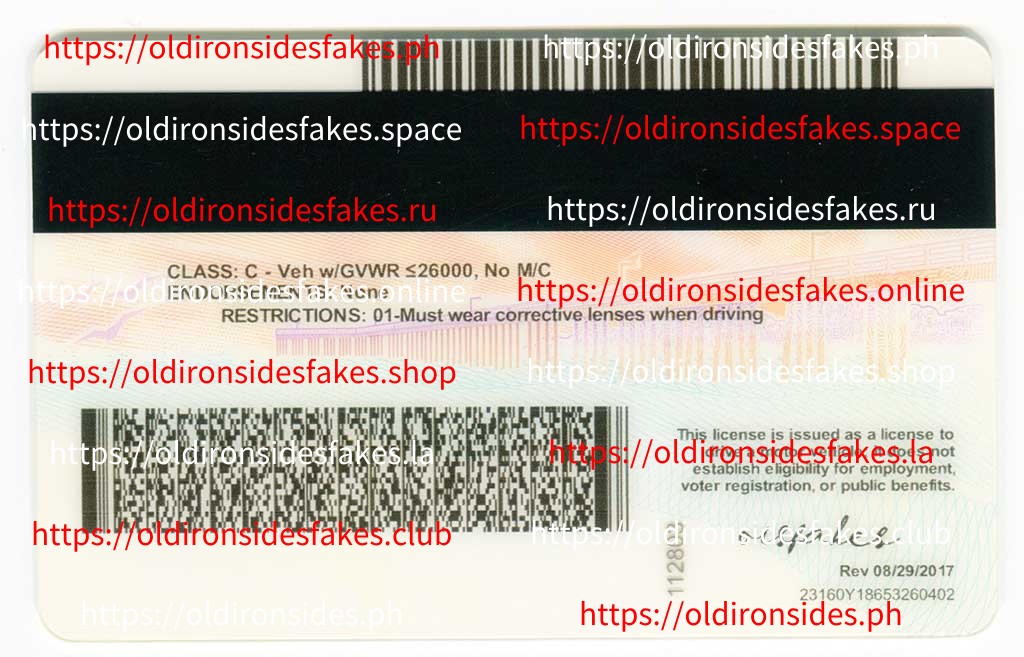 California Driver License(New CA U21) - Image 2