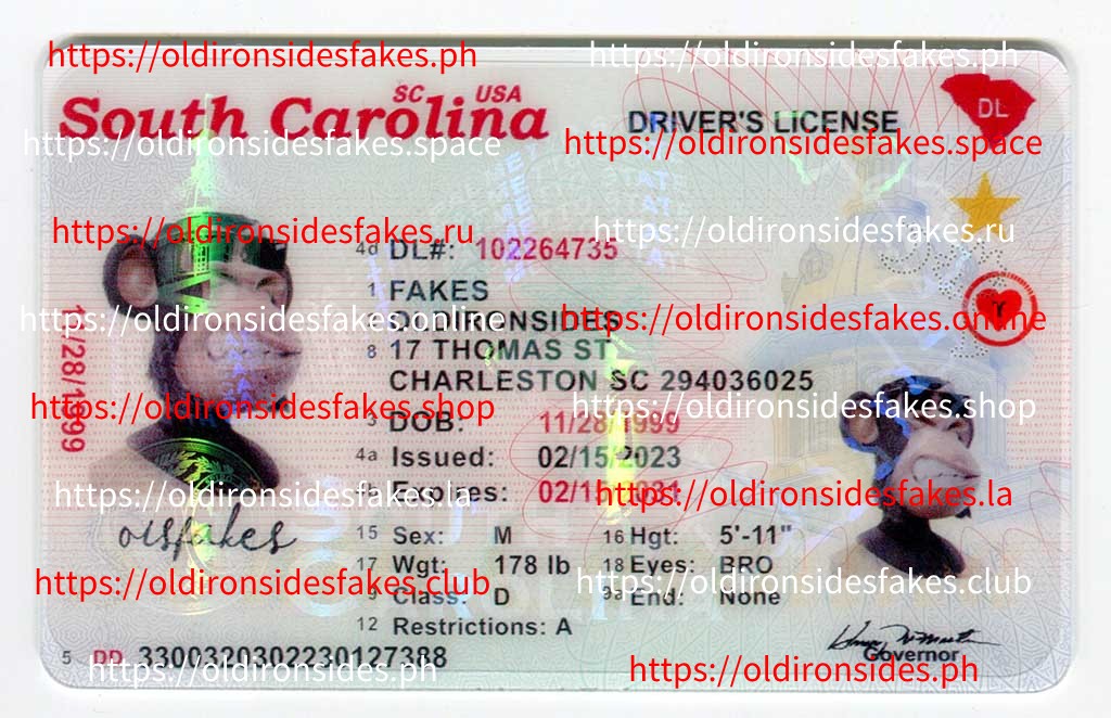 South Carolina Driver License(New SC O21)