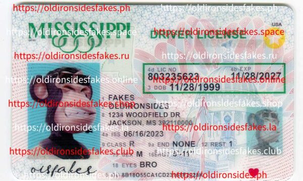 Mississippi Driver License(MS O21)