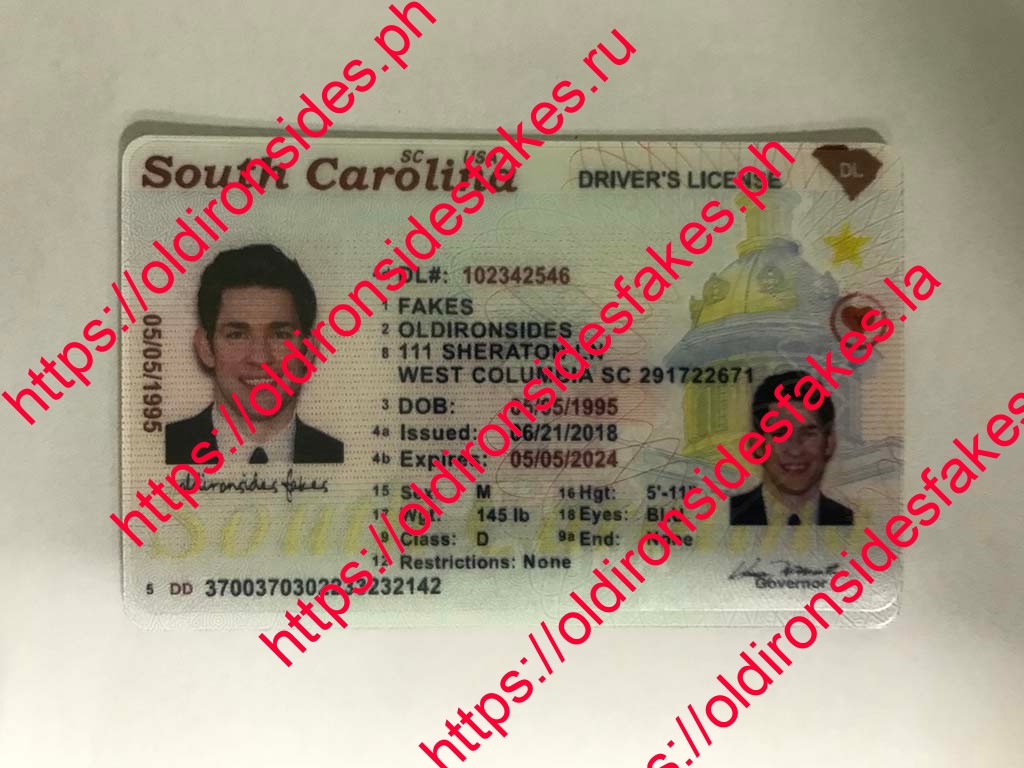 South Carolina Driver License(New SC O21) - Image 5